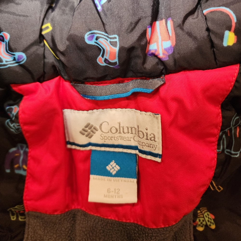 Columbia Infant Baby Winter Coat Size 6-12 mos. - Picture 7 of 7
